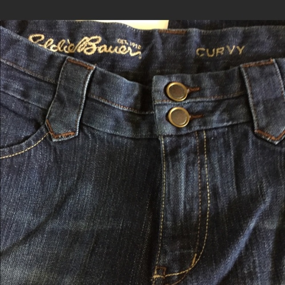 Tall Curvy Eddie Bauer Bootcut Size 8 Jeans